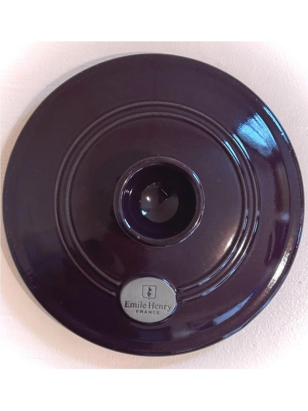 EMILE HENRY “Lid ONLY” Casserole Dutch Oven Fig/Eggplant Purple Color